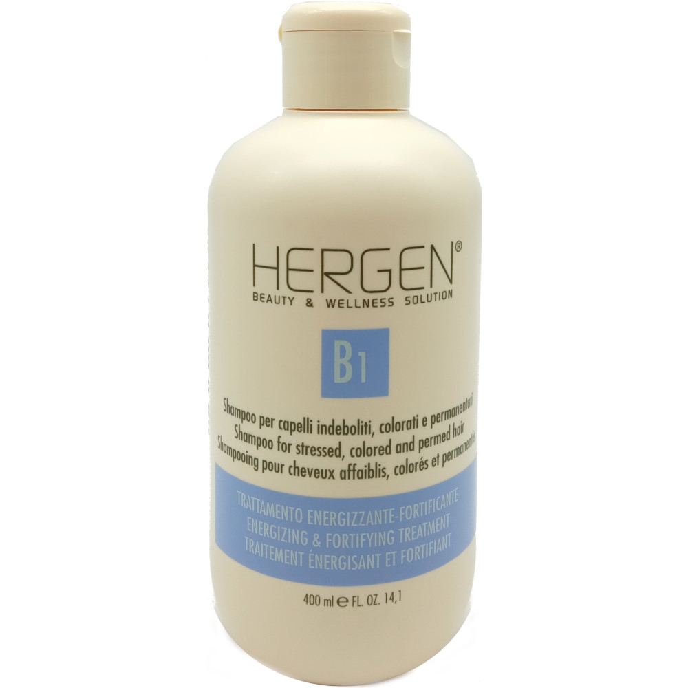 Bes Hergen B1 Shampoo Per Capelli Indeboliti, Colorati e Permanentati 400 ml