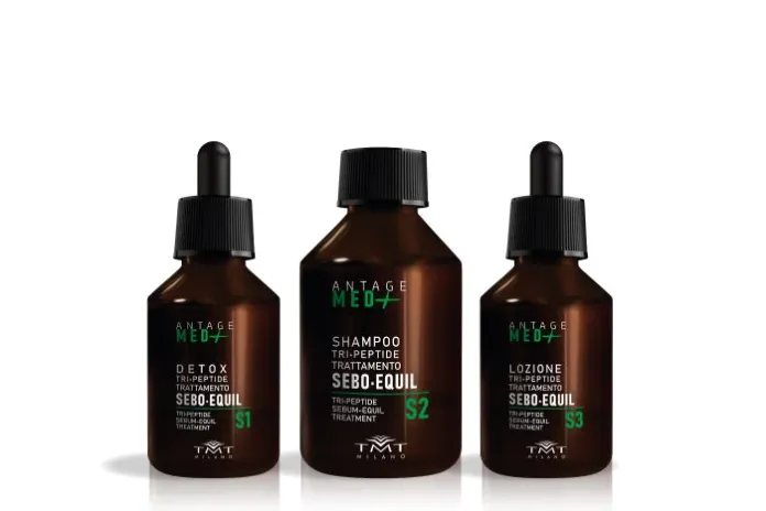 TMT Antage Med+ Kit Tri-Peptide Sebo Equilibrante (scrub+shampoo+lozione)