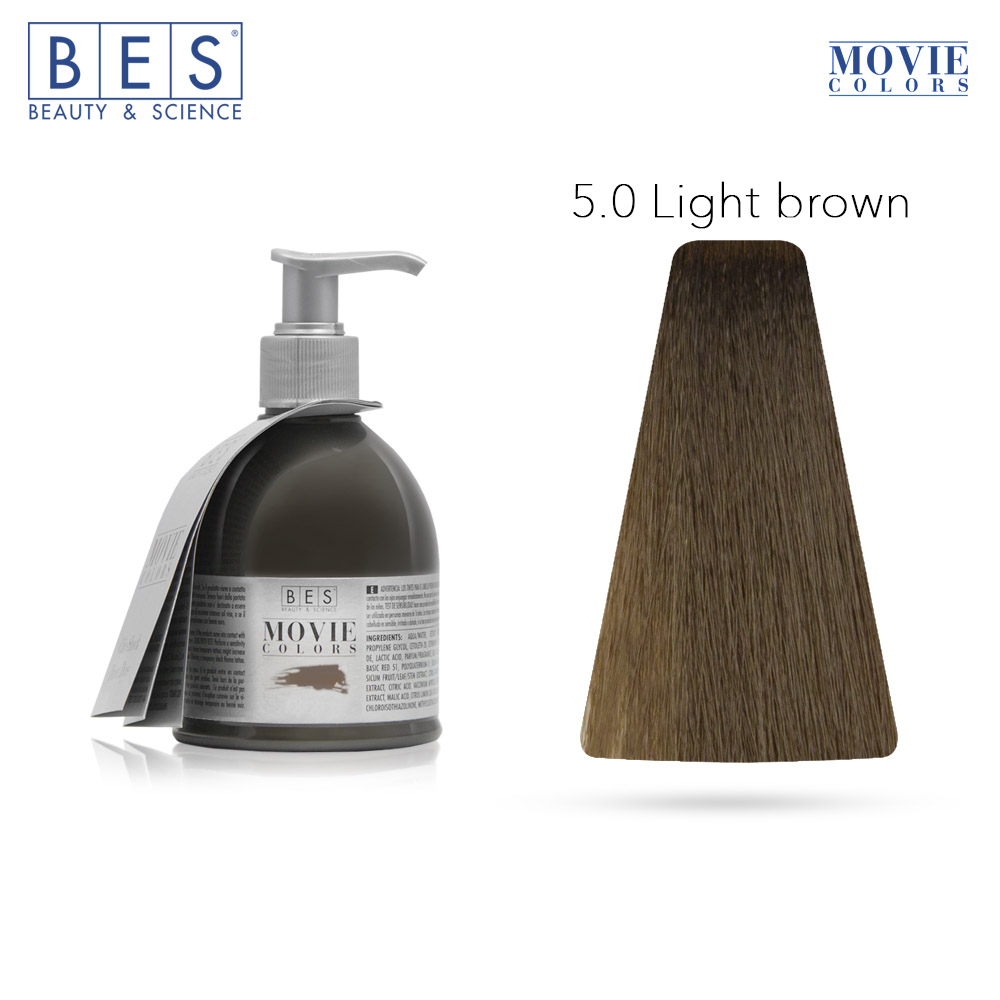 Bes Movie Colors LIGHT BROWN - Colorazione diretta capelli - 250ML