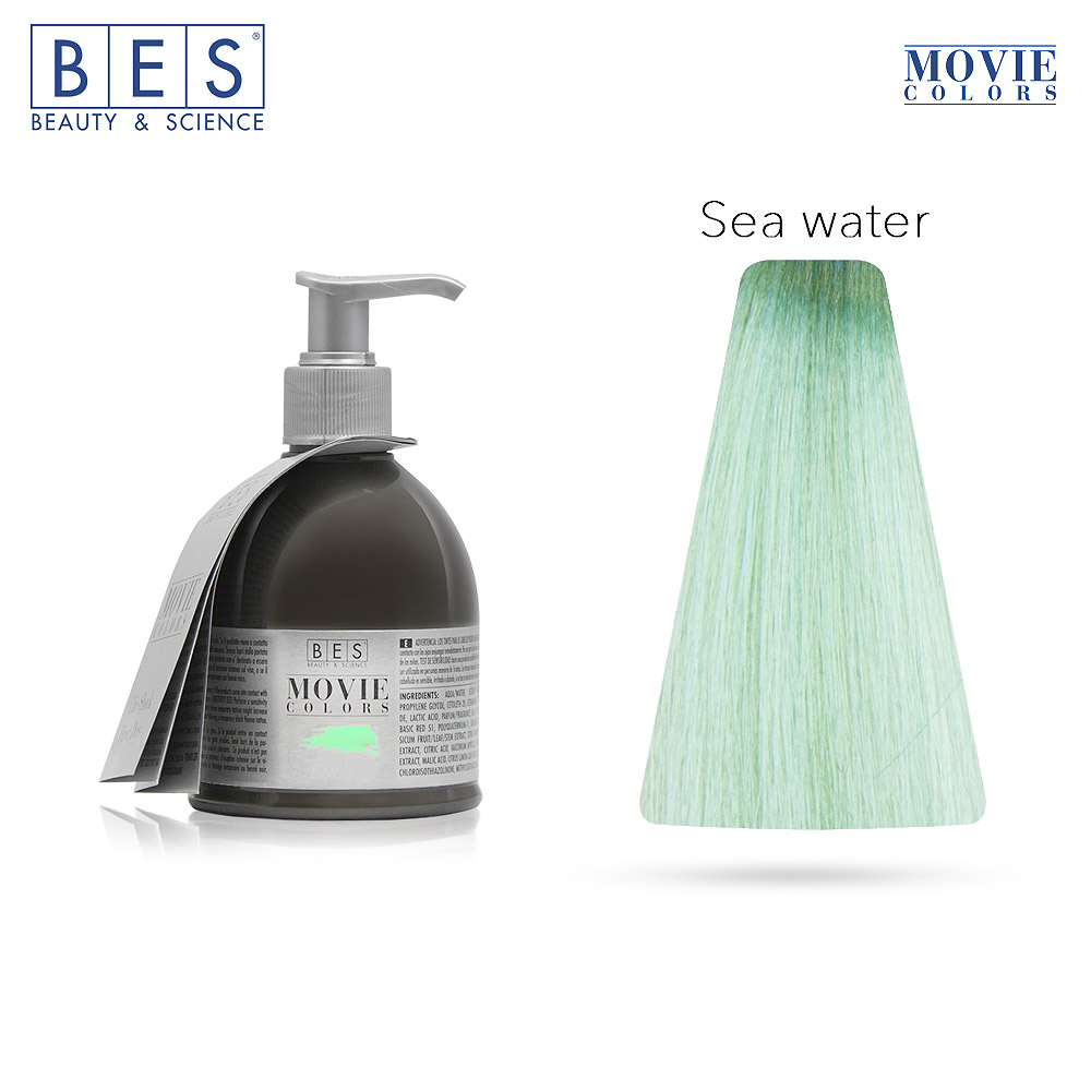 Bes Movie Colors SEA WATER - Colorazione diretta capelli - 250ML