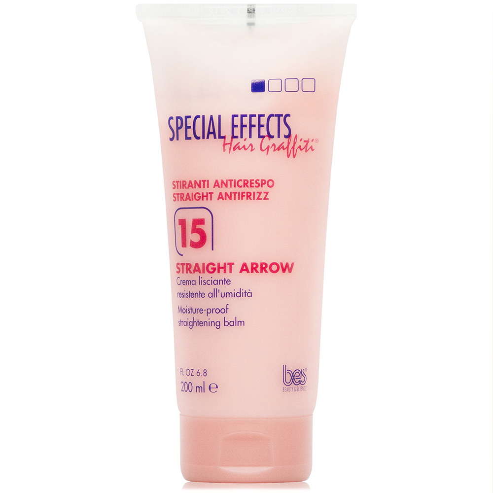 Bes Special Effects n 15 crema stirante lisciante anticrespo straight arrow - 200ml