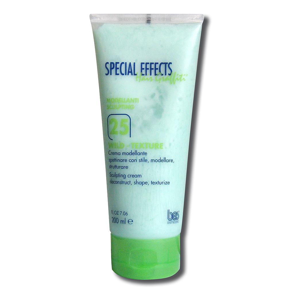 Bes special effects n 25 crema modellante strutturante wild texture - 200ml