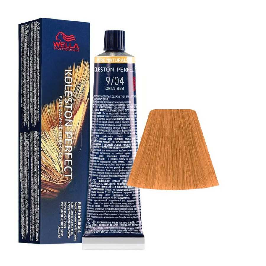 Wella Koleston Perfect Me+ Pure Naturals - 9/04 Biondo Chiarissimo Naturale Ramato