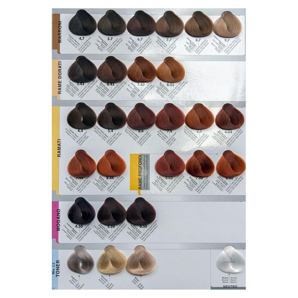 Echosline Echos Color 100 ml - Crema Colorante Professionale con Cera d'Api e Vitamina C - 7.43