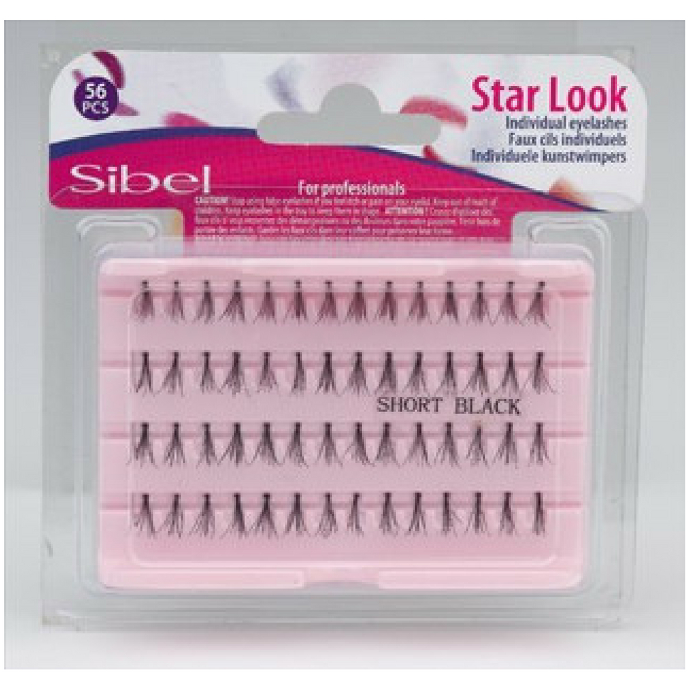 Sibel Ciglia Finte &quot;Star Look&quot; Short Black