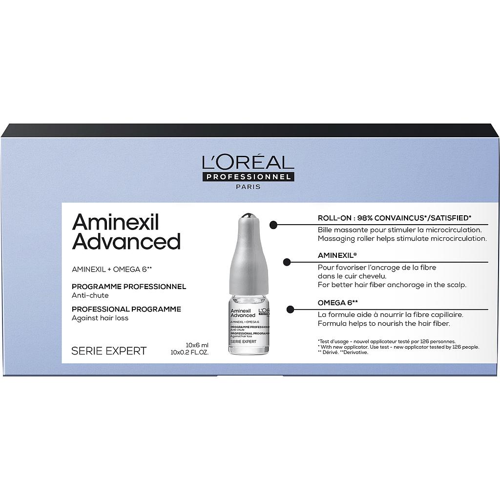 L'Oreal Serie Expert Aminexil Advanced Roll On Cofanetto 6ml x 10 Fiale