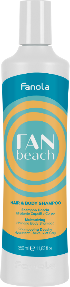 Fanola Fan Beach Hair &amp; Body Shampoo 350 ml