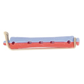Bigodini Permanente 12PZ - Lungh 60mm Diam 10mm - Rosso blu Sibel 