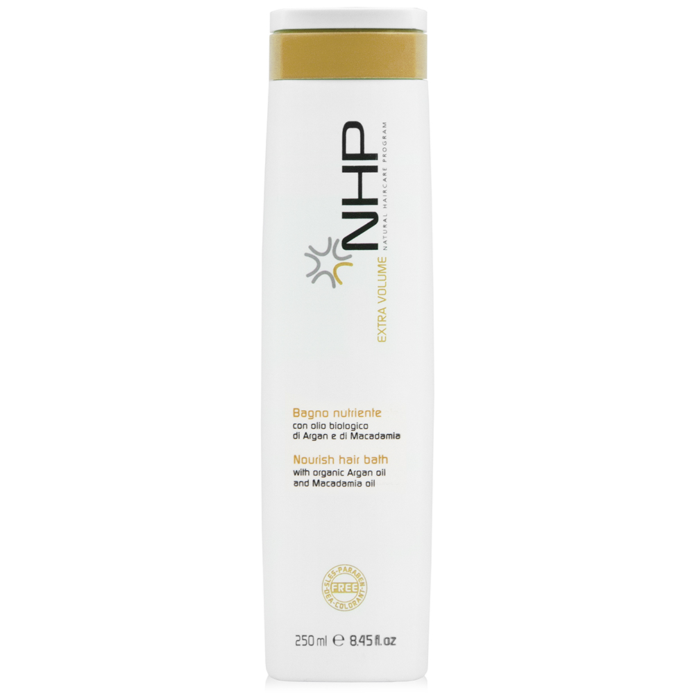 Shampoo Bagno Nutriente all'Argan e Macadamia - NHP - (250ml)