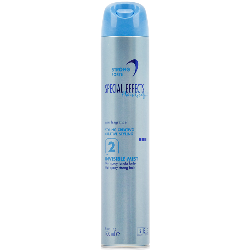 Bes special effects n 2 invisible mist lacca spray tenuta forte 500ml