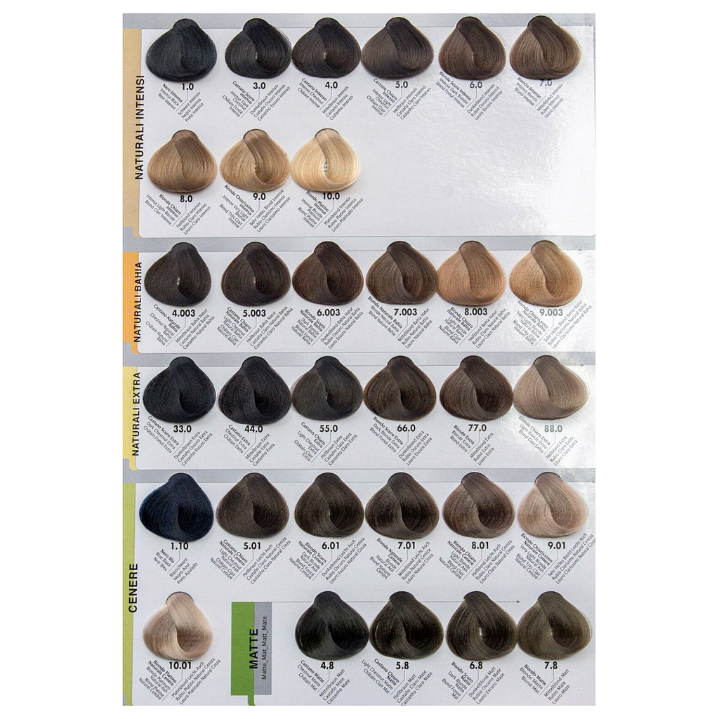 Echosline Echos Color 100 ml - Crema Colorante Professionale con Cera d'Api e Vitamina C - 5.4