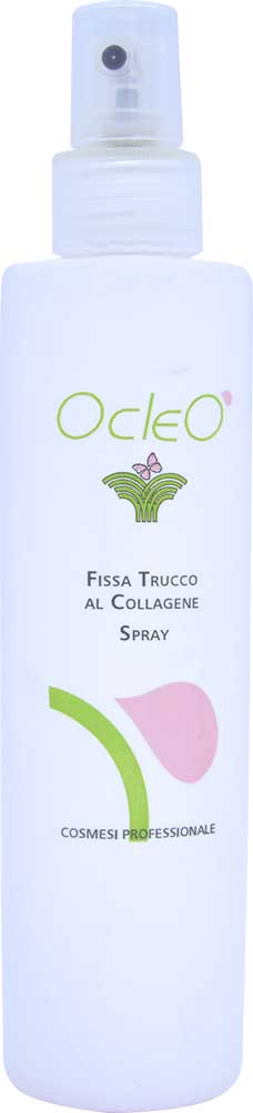 Spray Fissa Trucco al Collagene, Fissatore Make-up - Ocleò -  (180ml)