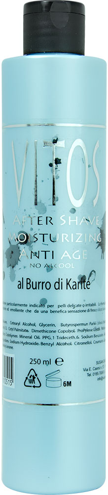 After Shave al burro di Karité - Dopo Barba Vitos - ( 250 Ml )