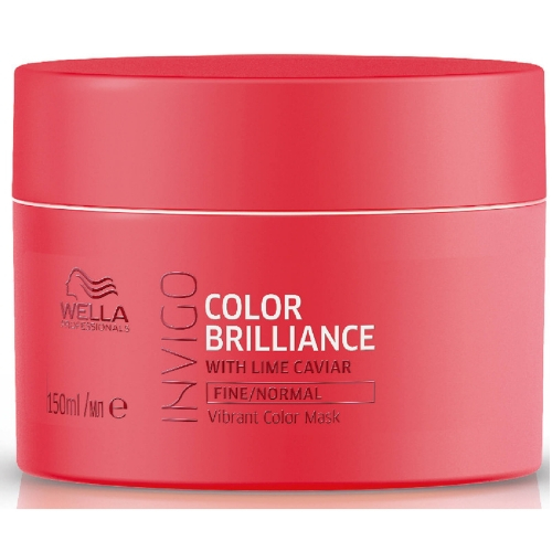 Wella Invigo Brilliance Vibrant Color Mask - Maschera Capelli Fini 150ml