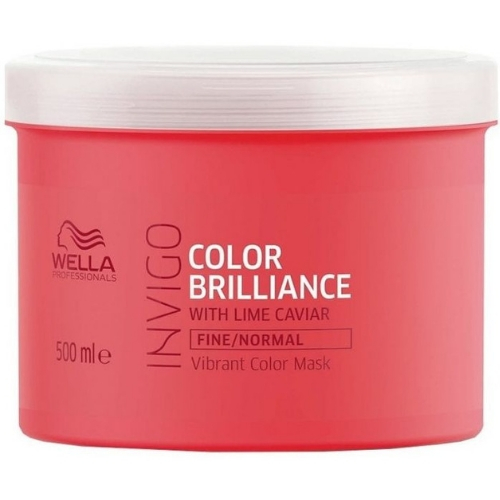 Wella Invigo Brilliance Vibrant Color Mask - Maschera Capelli Fini 500ml