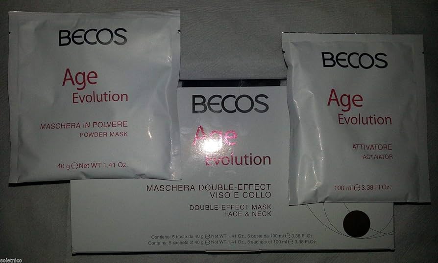 Becos Age Evolution Maschera Double-Effect Viso e Collo Kit